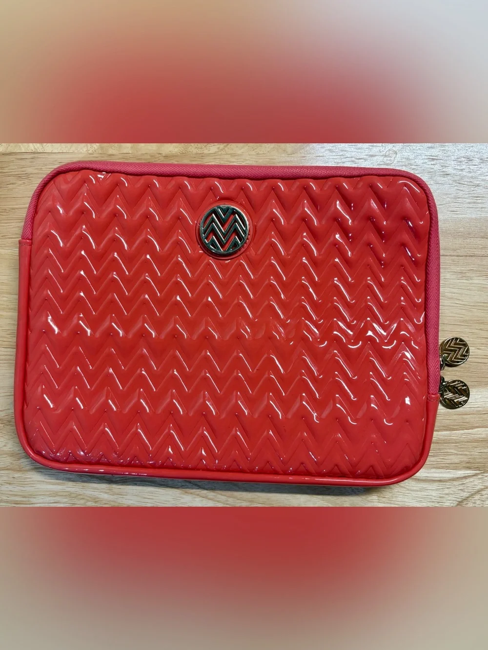 Macbeth Collection Margaret Josephs Fuchsia Pink iPad Tablet Sleeve Case Zip